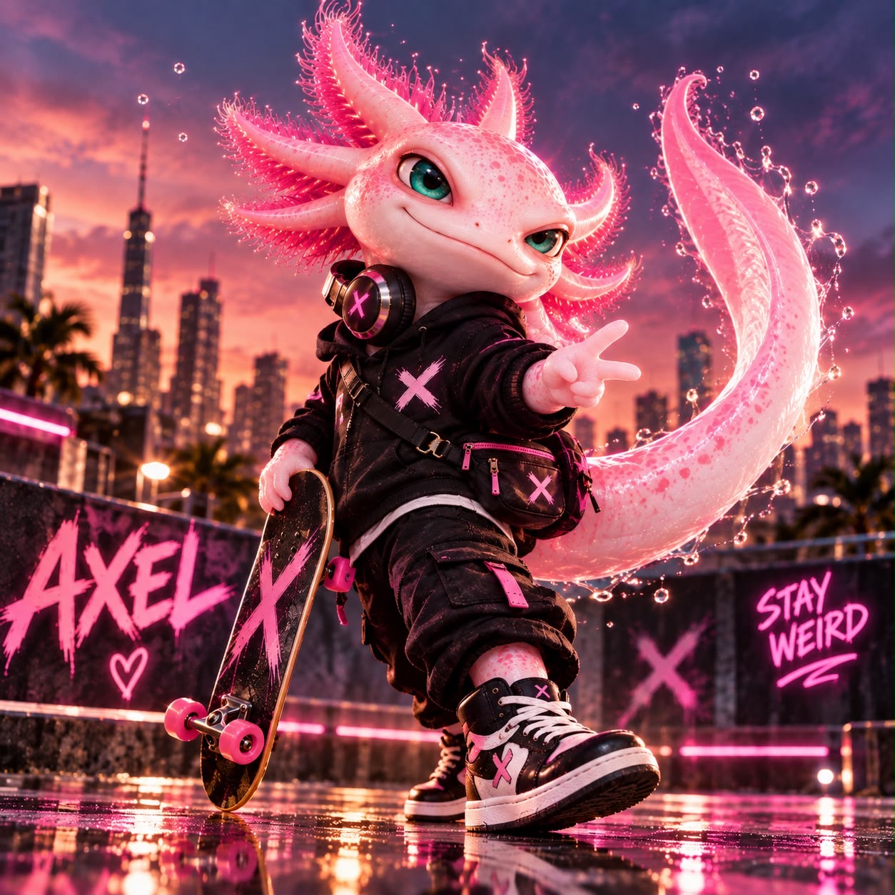 Axel skating